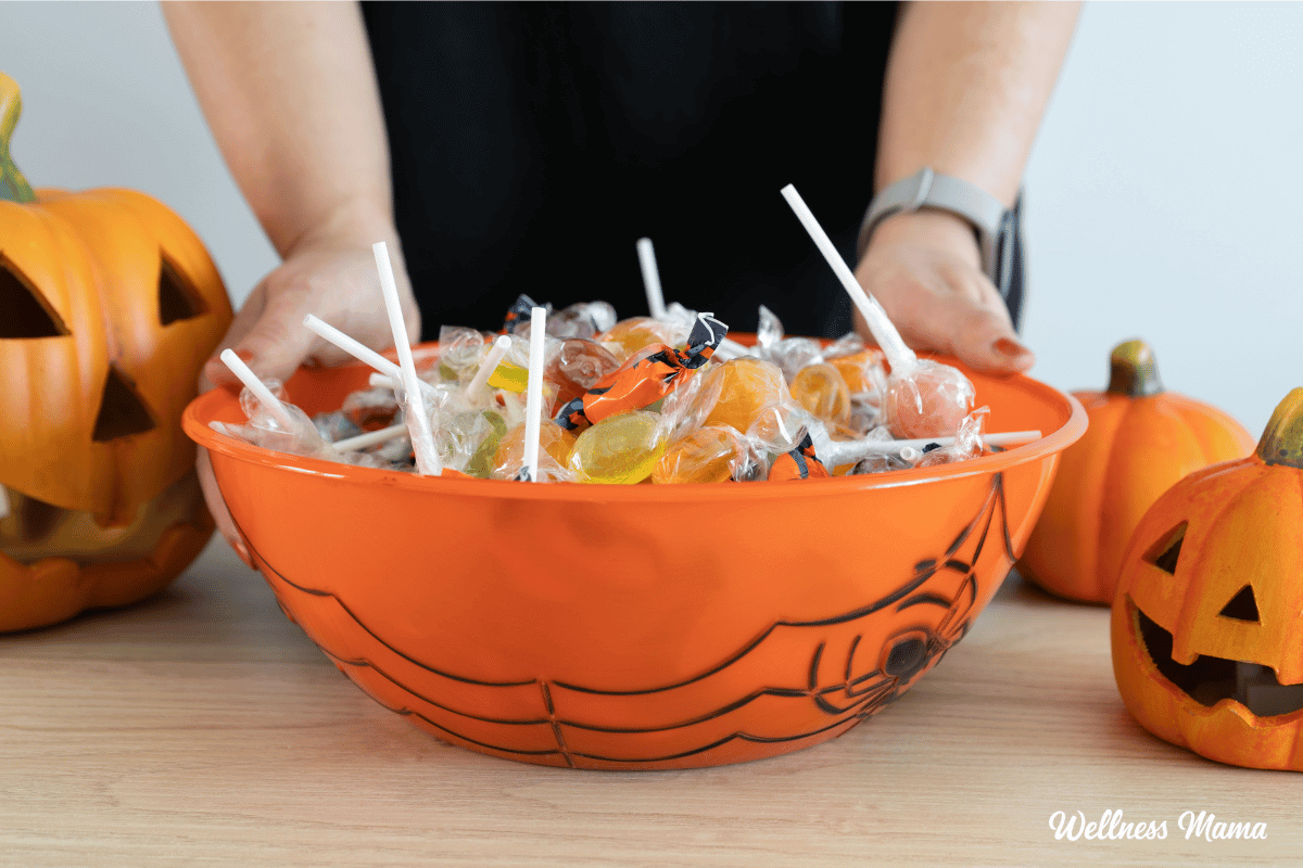 Healthy sweets for Halloween trick or treatment