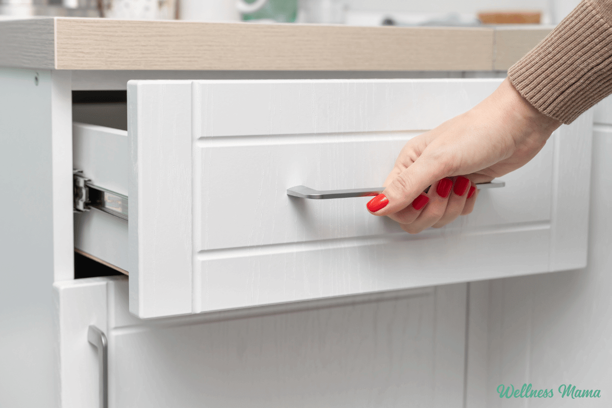 How I added a DIY charging drawer to my kitchen (& why)