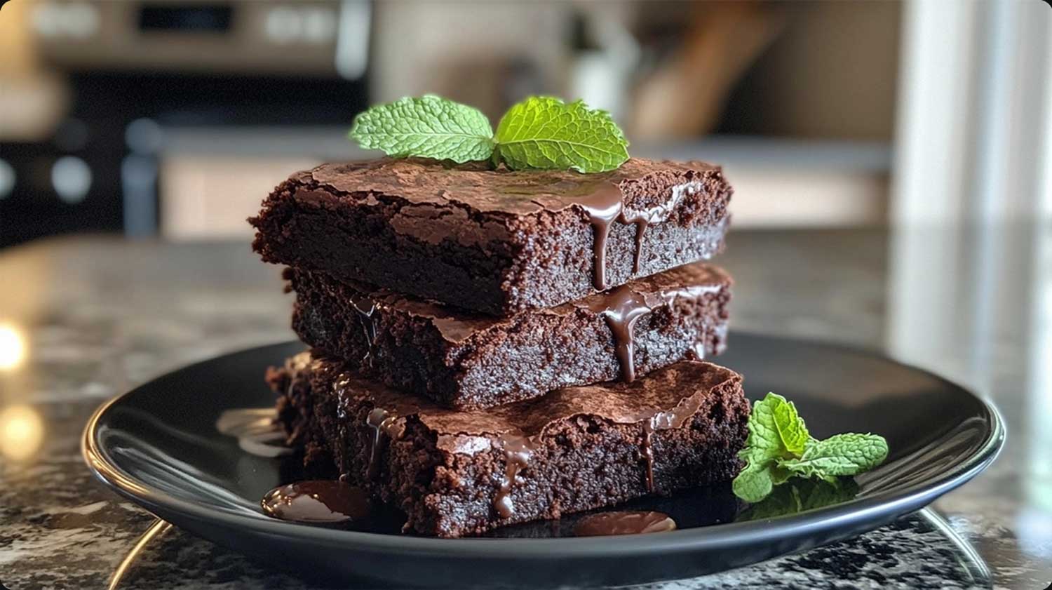 Easy to make flour -free keto brownies that are fudgy and rich