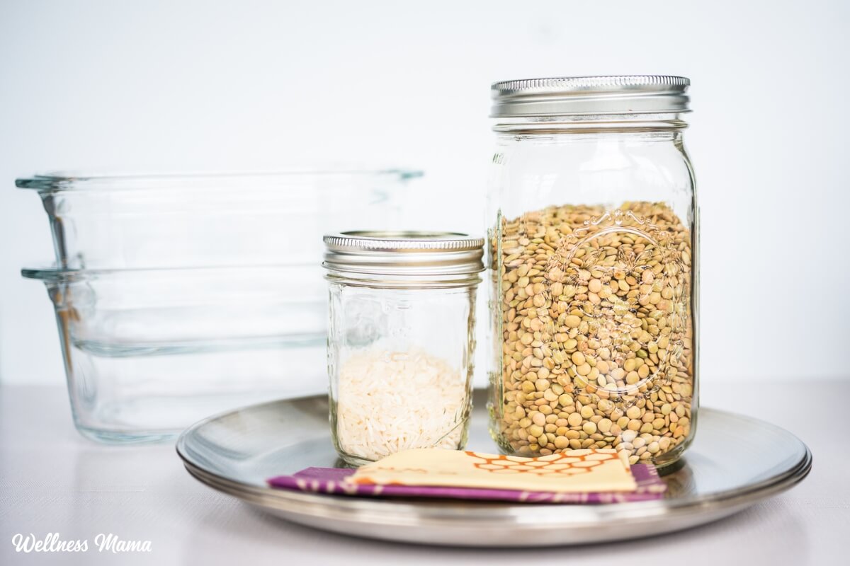 Healthy food storage options (without plastic!)