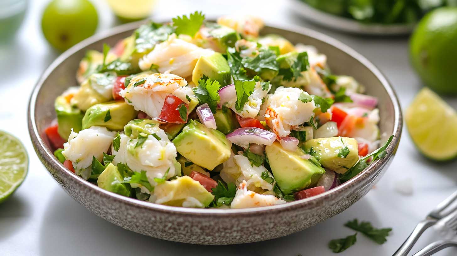 Keto Crab and Avocado salad