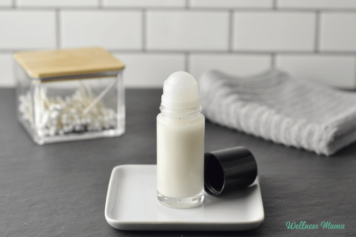 DIY roles on deodorant with magnesium