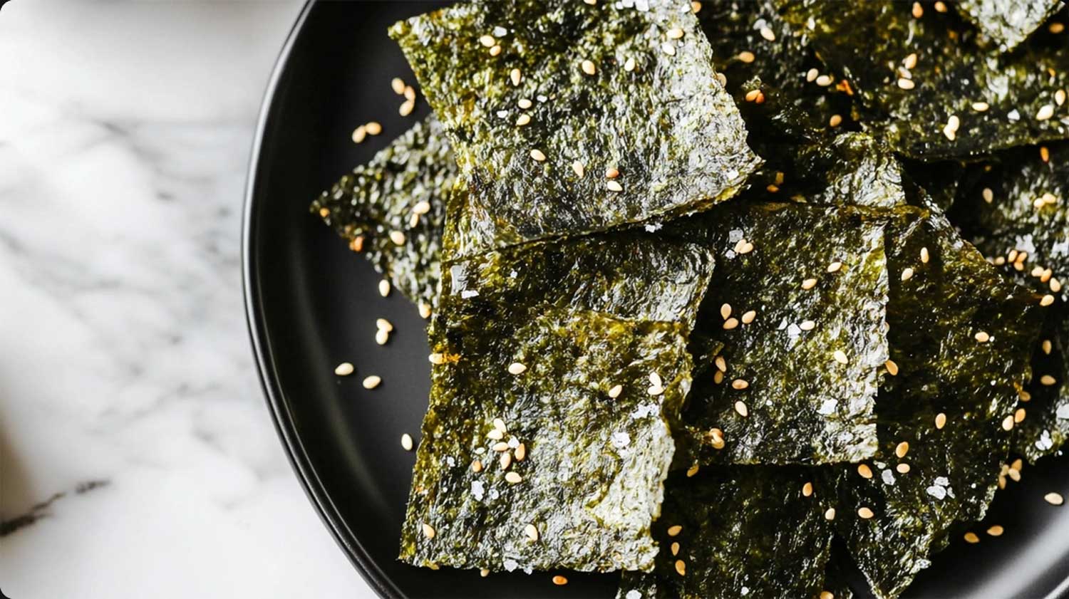 Easy Keto Crispy Nori Chips