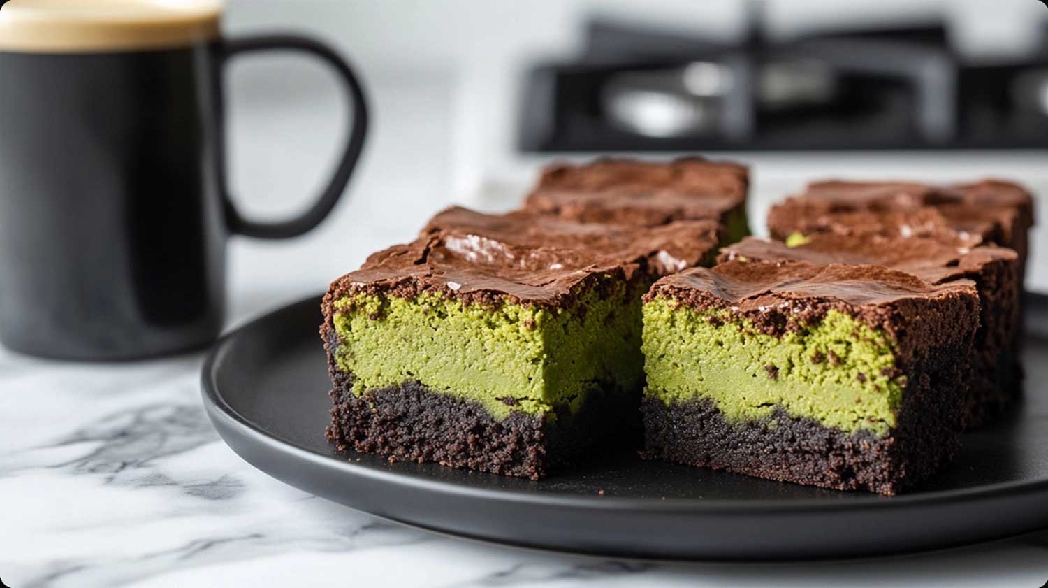 Keto Fudgy Matcha Brownies – a dessert with low -carbohydrate carbohydrates that you will love