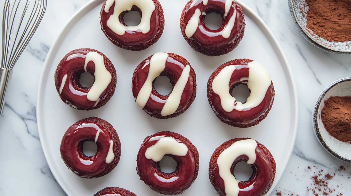 Easy Keto Red Velvet Donuts for Valentine’s Day!