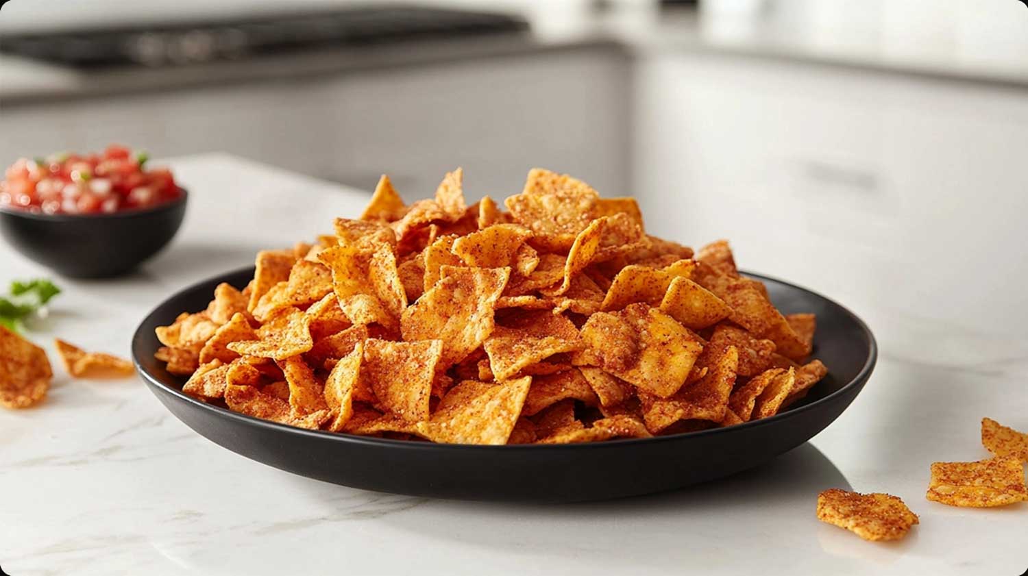 Keto Würzig Nacho -Cheese Chips recipe