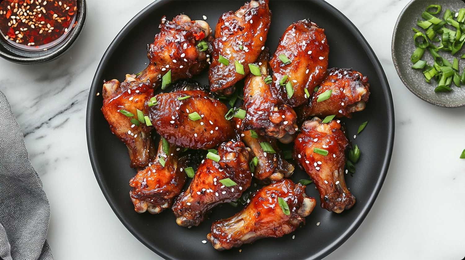 Spicy keto szechuan wing