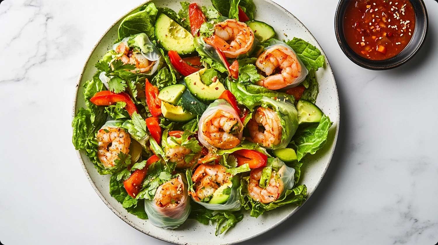 Vietnamese Keto spring rolls – fresh, crispy and carbohydrate colors
