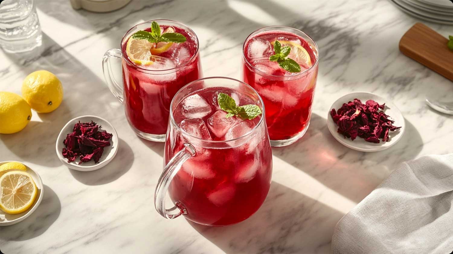 Keto Karkade (Eced Hibiscus tea)