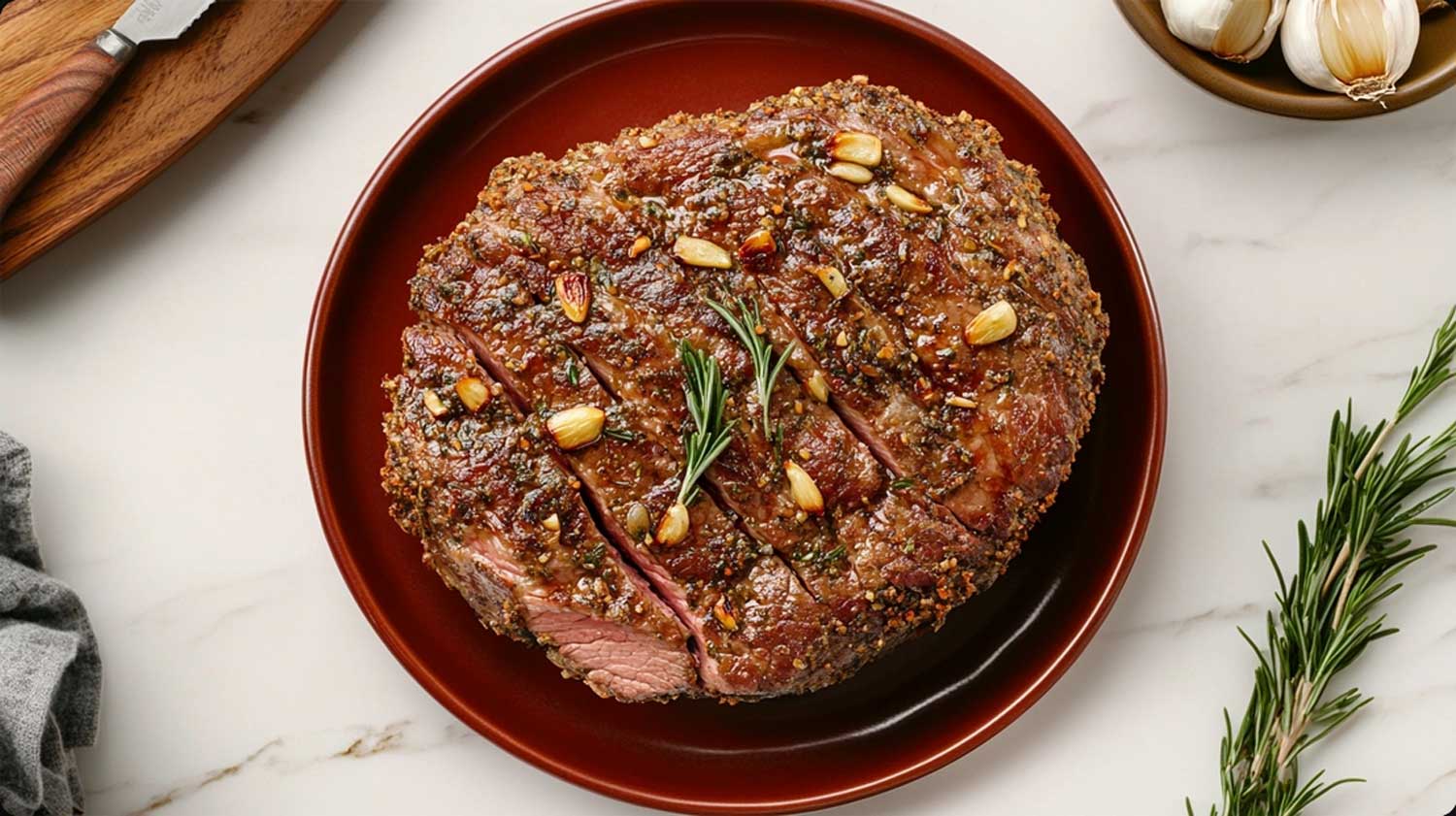 Keto Knoblauch-Herb Crusted Prime Rib Recipe for your dinner