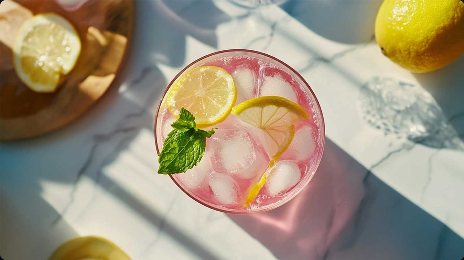 Keto Lebanese Rosewater Lemonade – sweet without sugar